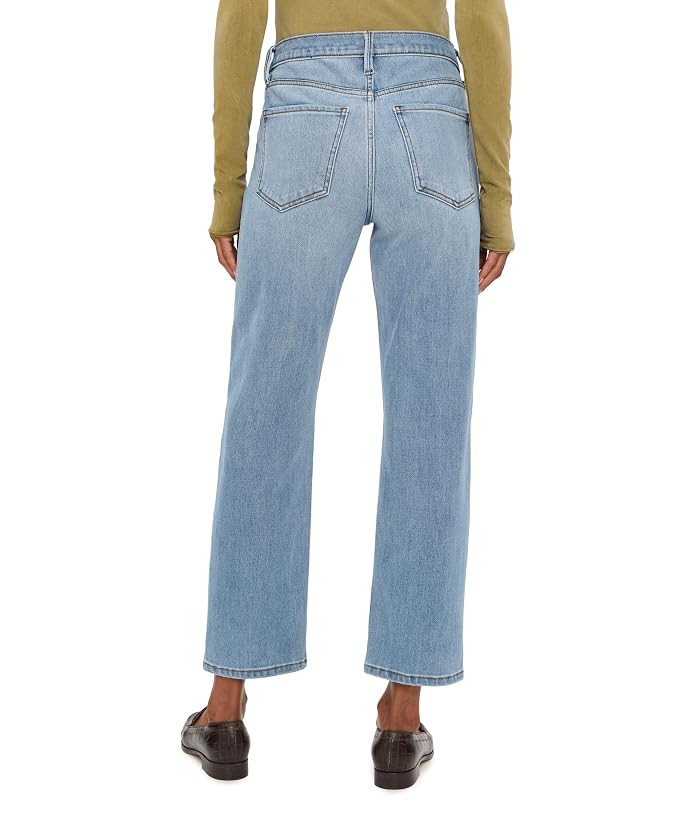 KUT from the Kloth Blair High-Rise Fab Ab New Straight Leg 5 Pocket in Certify - Image 4