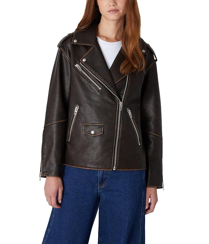 Blank NYC Vegan Leather Moto Jacket