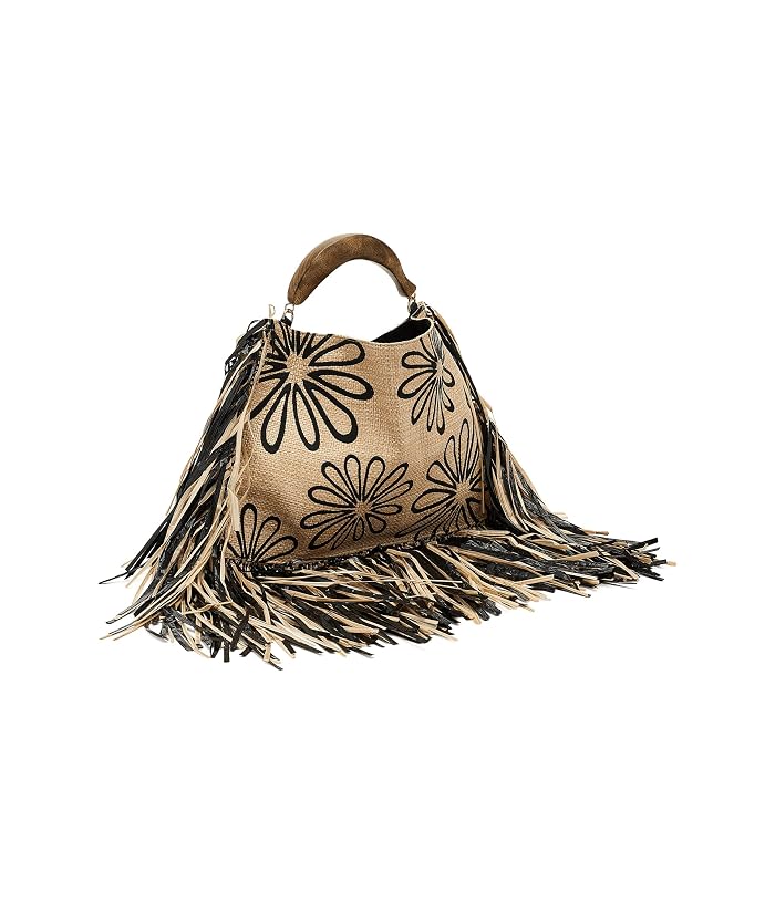 FARM Rio Fringed Raffia Mini Bag - Image 2