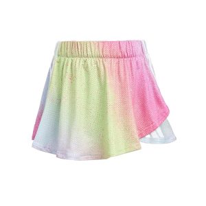 adidas Kids Sleeveless Box Tee Aop Faux Wrap Skort Set (Toddler/Little Kid)
