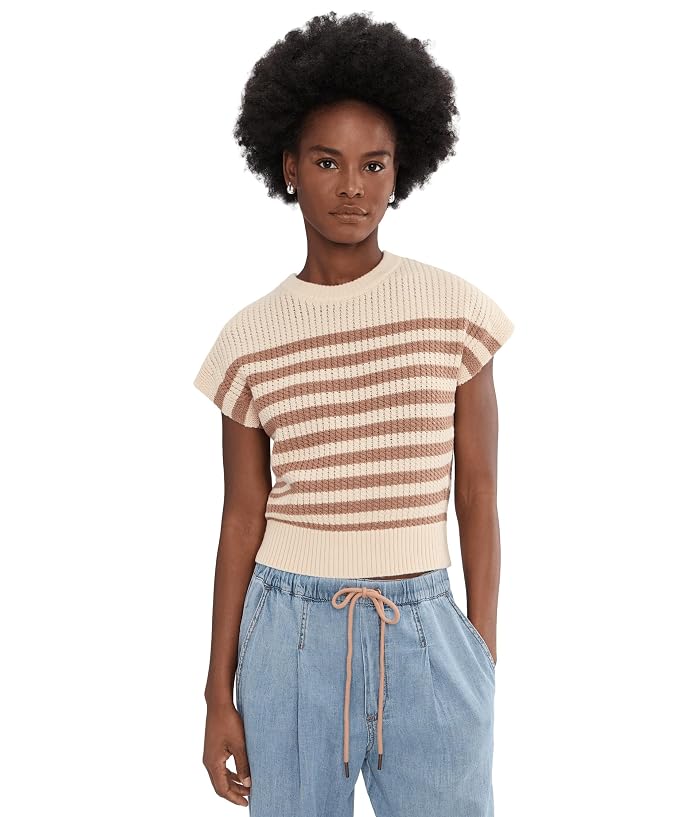 Lilla P Textured Wedge Sweater