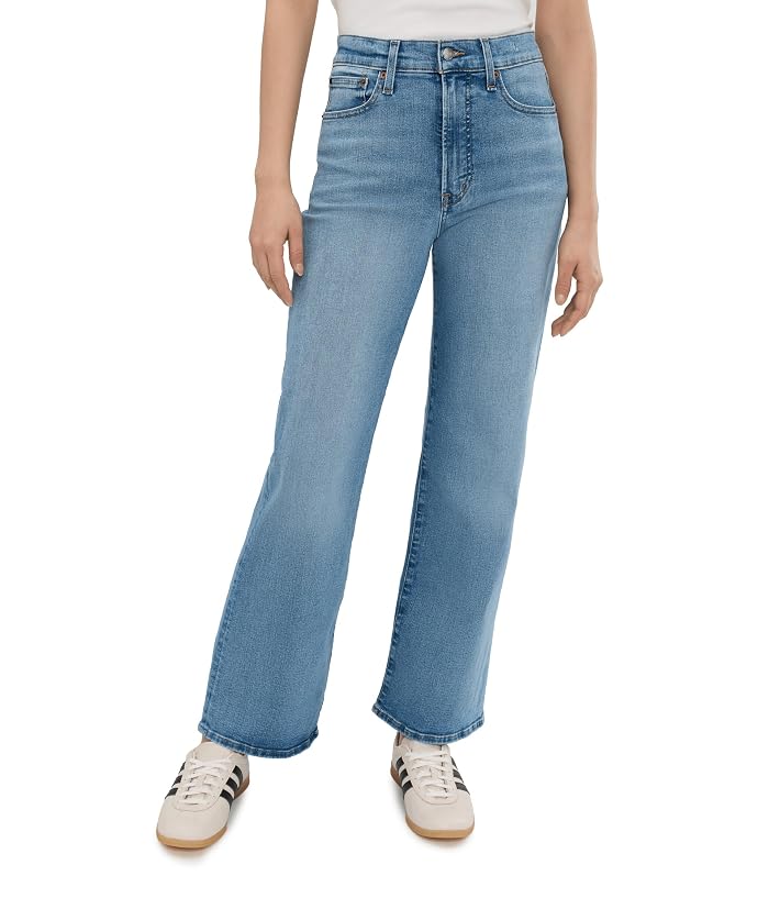 Madewell The Wide-Leg Jean in Coastal Blue