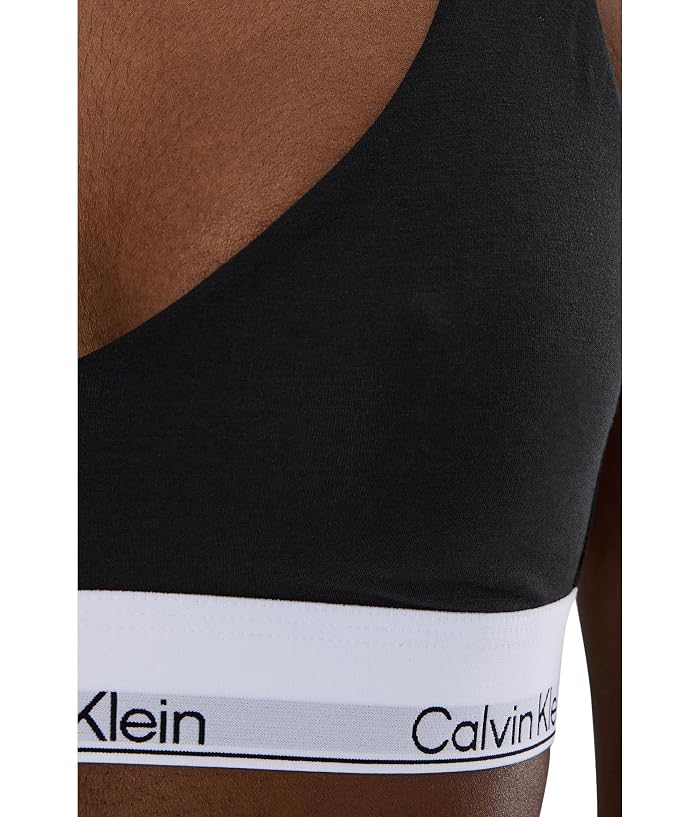 Calvin Klein Underwear Icon Cotton Modal Unlined Triangle Bralette - Image 4