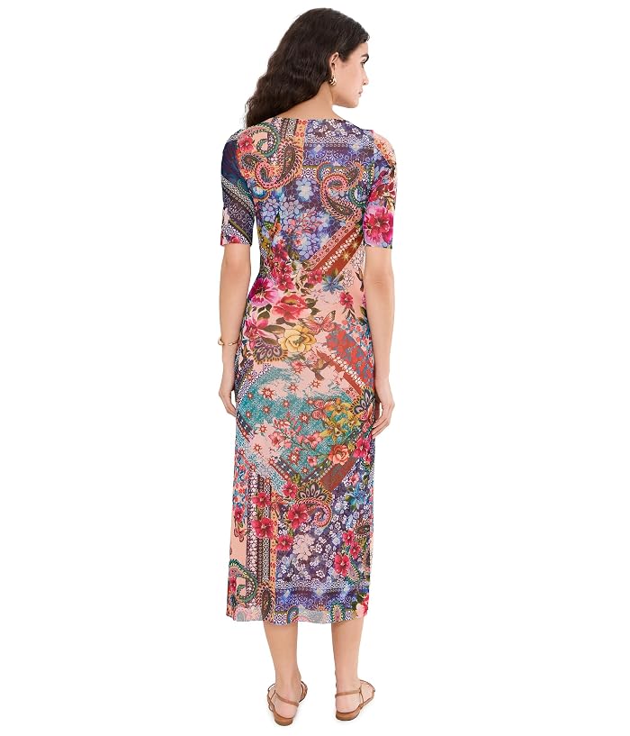 Johnny Was Astrid Mesh Midi Dress - Image 4