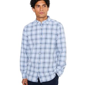 Vineyard Vines Sandstone Plaid Island Cotton Shirt