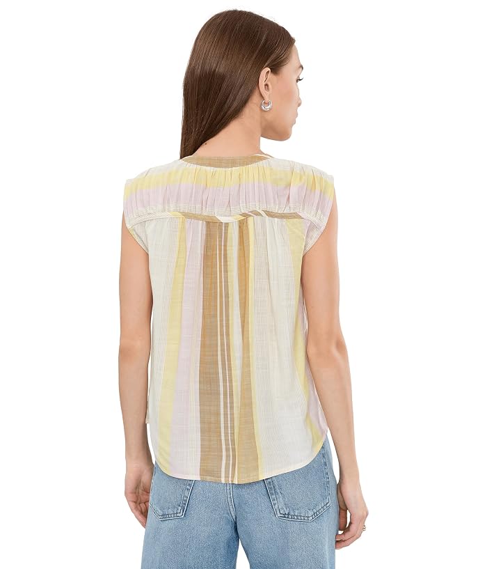 Liverpool Los Angeles Dolman Button Front Woven Blouse With Shirring - Image 4