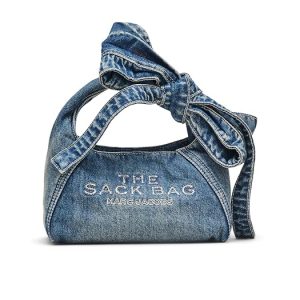 Marc Jacobs The Bow Denim Mini Sack Bag