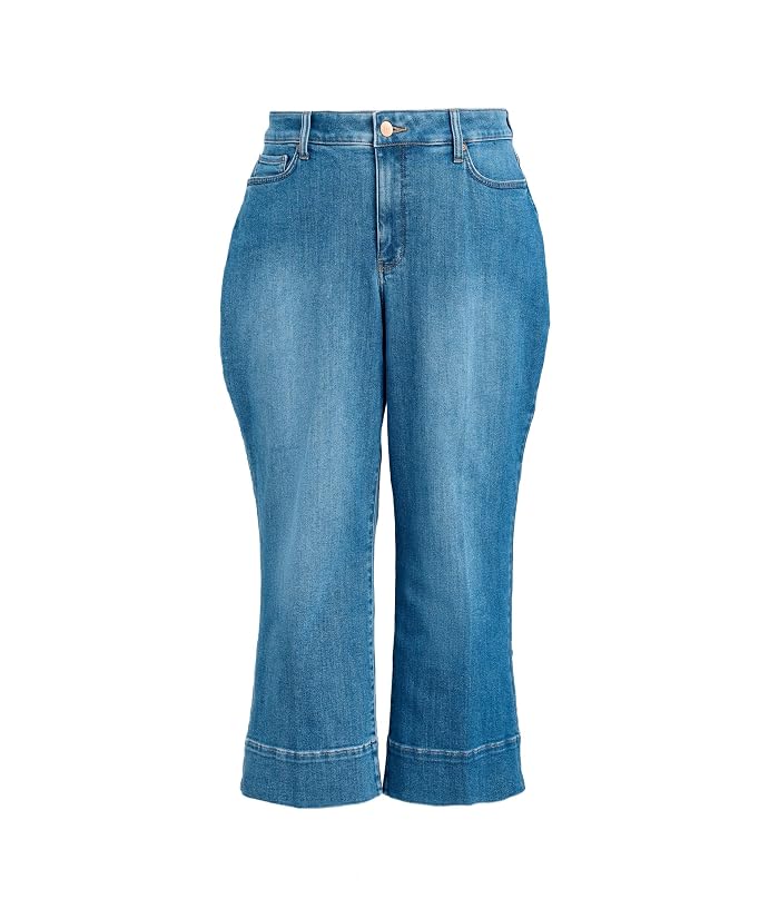 NYDJ Teresa Wide Leg Ankle 3" Hem Jeans