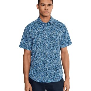 UNTUCKit Short Sleeve Zamora Performance Printed Shirt