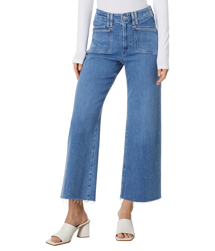 Paige Anessa Set In Pockets Raw Hem in Sunnie Distressed