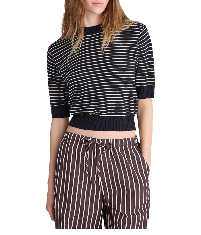 Madewell Textural-Stitch Crewneck Sweater in 100{a5882407ccea16b2894ba573140889aac8a94ca48484992754d05454f30da971} Cotton - Image 4