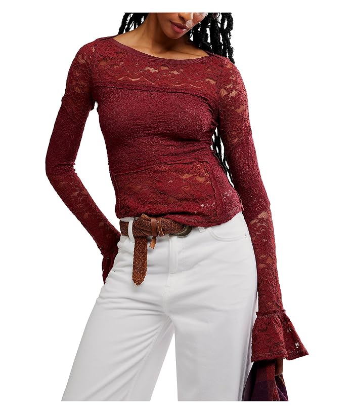 Free People Lace Layering Long Sleeve