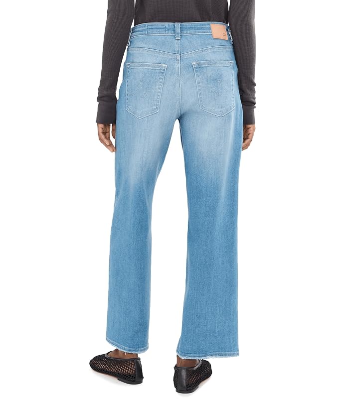 AG Jeans Saige Mid-Rise Wide Leg Crop in Expedition - Image 4