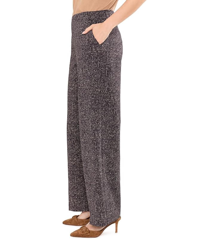 NIC+ZOE Lenox Wide Leg Printed Sleek Stretch Pants - Image 3