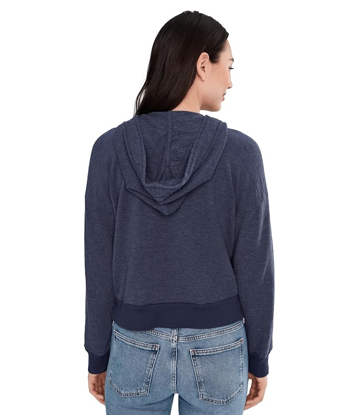 Mod-o-doc Long Sleeve Lace-Up Henley Hoodie - Image 4