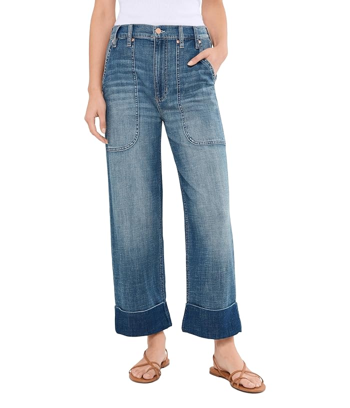 Liverpool Los Angeles 27" High-Rise Relaxed Straight Jeans with Utility Pockets