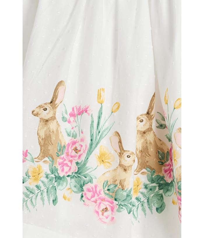 Janie and Jack Bunny Border Dress (Toddler/Little Kid/Big Kid) - Image 3