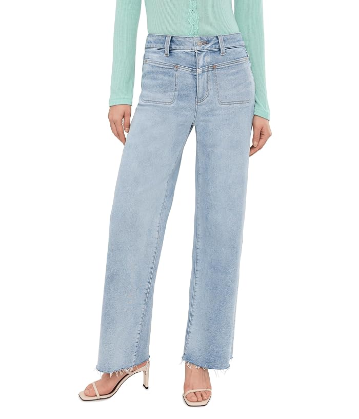 Paige 31" Anessa Front Yoke Stitch Through Pocket Raw Hem in La Belle