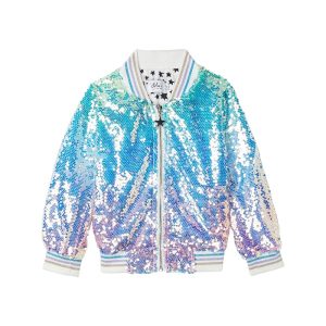 Lola and The Boys Icy Ombre Sequin Jacket (Toddler/Little Kid/Big Kid)