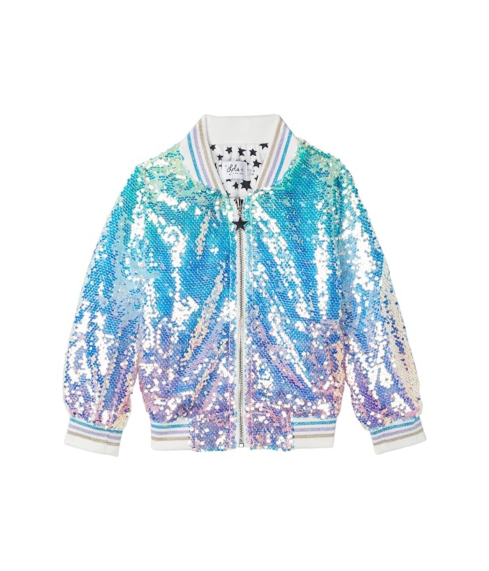 Lola and The Boys Icy Ombre Sequin Jacket (Toddler/Little Kid/Big Kid) - Image 2