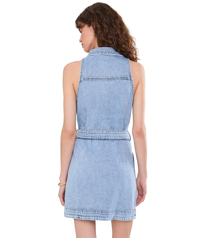 KUT from the Kloth Eileen Halter Denim Dress With Belt - Image 4