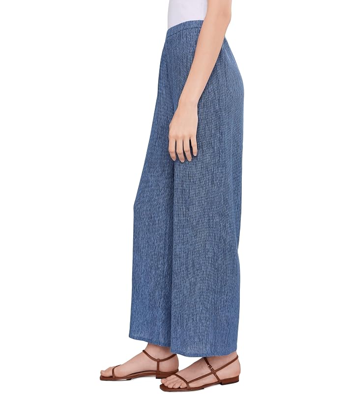 Eileen Fisher Woven Plisse Wide Ankle Pants - Image 3
