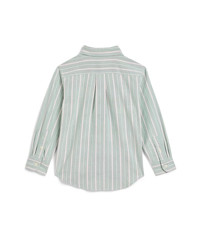 Polo Ralph Lauren Kids Striped Cotton Oxford Shirt (Toddler/Little Kid) - Image 2