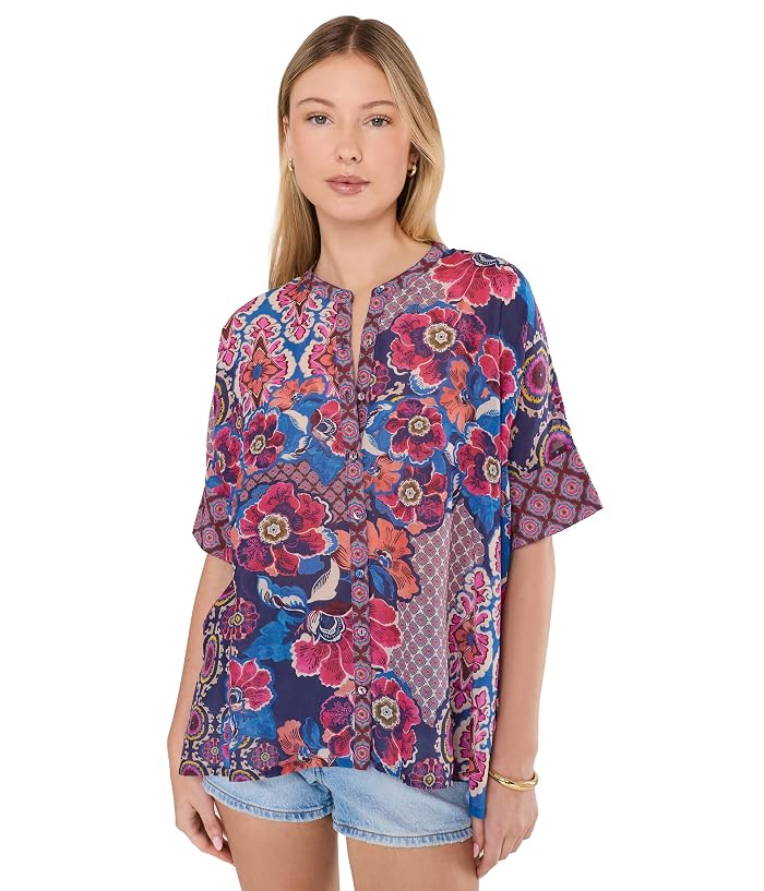 Johnny Was Shiro Button-Down Shirt