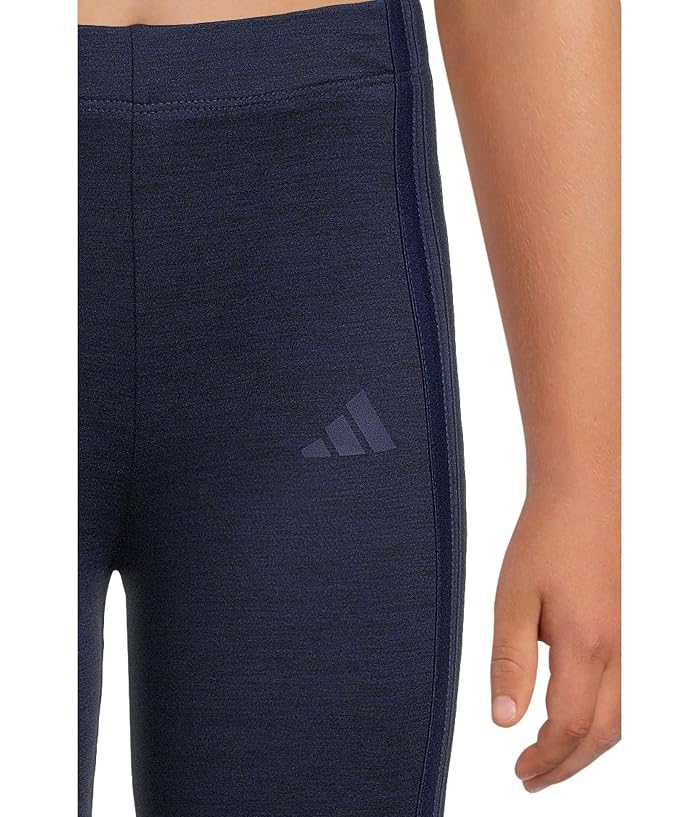 adidas Kids Graphic Heather Tee Flare Pant Set (Toddler/Little Kid) - Image 3