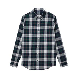 Janie and Jack Twill Plaid Woven Top (Toddler/Little Kid/Big Kid)