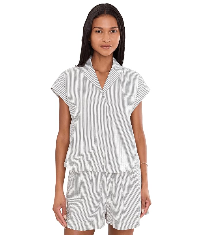 Madewell Mindy Shirt - Seersucker