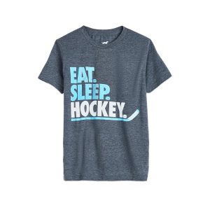 ChalkTalk SPORTS Hockey CTS Problend™ T-Shirt - Eat Sleep Hockey (Little Kid)