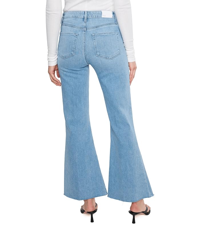 Paige Marlow Skimmer Seamed Beltloops Raw Hem in Santorini Sky - Image 4