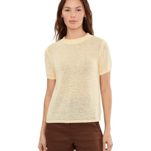 525 america Faye Rolled Edge Sweater Tee