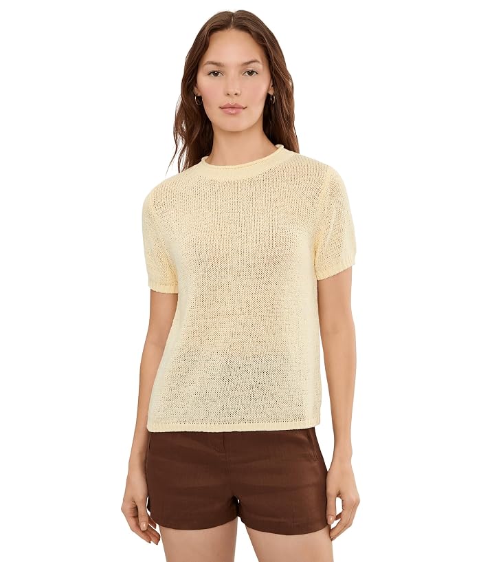 525 america Faye Rolled Edge Sweater Tee