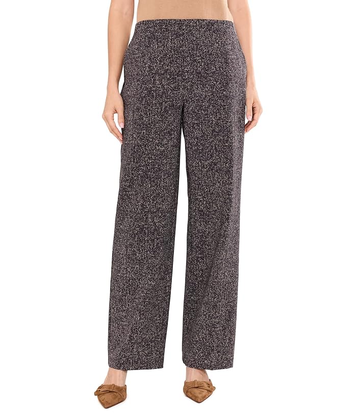 NIC+ZOE Lenox Wide Leg Printed Sleek Stretch Pants