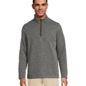 Johnston & Murphy Marled Quarter-zip