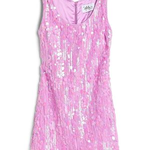 Lola and The Boys Pink Sequin Tank Dress (Toddler/Little Kid/Big Kid)