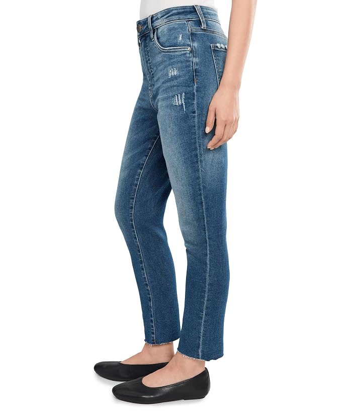 KUT from the Kloth Reese High Rise Fab Ab Straight Leg In Relieve - Image 3