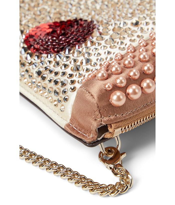 Kate Spade New York Slice Crystal Embellished Fabric 3-D Pizza Crossbody - Image 4