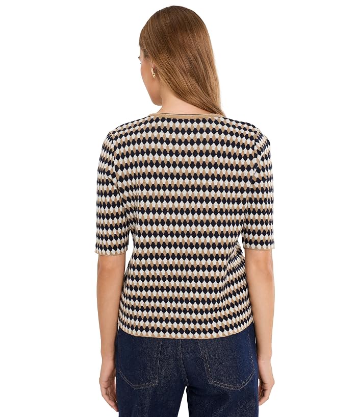 NIC+ZOE Petite Angled Jacquard Sweater - Image 4