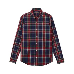 Janie and Jack Plaid Poplin Button Down Top (Toddler/Little Kid/Big Kid)