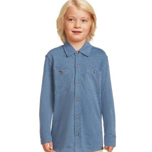 Johnston & Murphy Kids XC Flex Stretch Long-Sleeve Shirt (Big Kid)