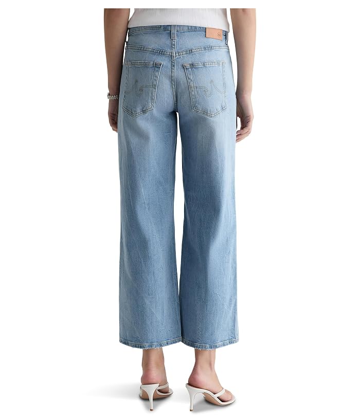 AG Jeans Saige Mid-Rise Wide Leg Crop in Kings River - Image 4