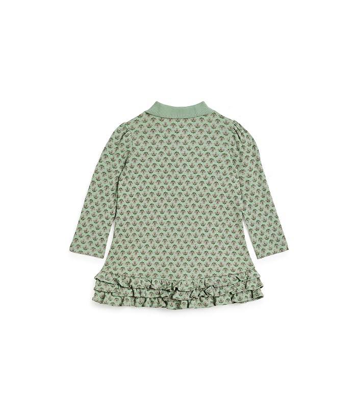 Polo Ralph Lauren Kids Floral Soft Cotton Polo Dress & Bloomer (Infant) - Image 2