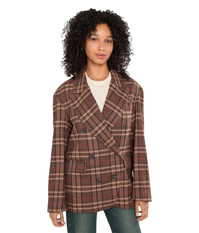 Free People Dean Double-Breasted Blazer