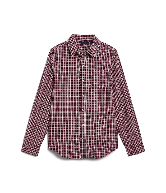 Janie and Jack Plaid Poplin Button-Down Shirt (Toddler/Little Kid/Big Kid)