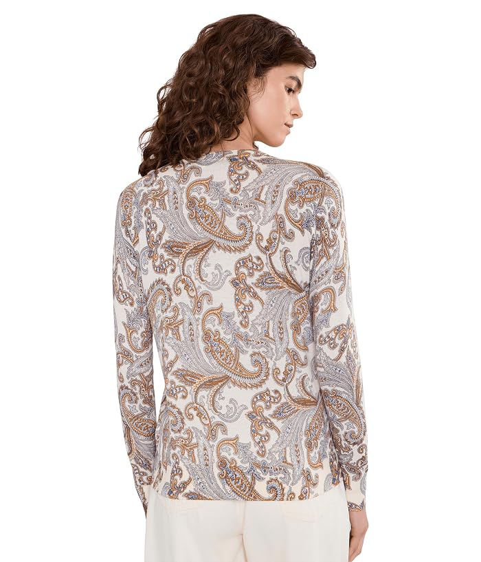 Lauren Ralph Lauren Paisley Cotton-Modal Sweater - Image 4