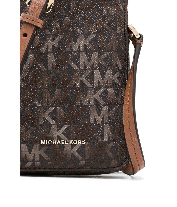 MICHAEL Michael Kors Jet Set Small North South Double Zip Phone Crossbody - Image 4