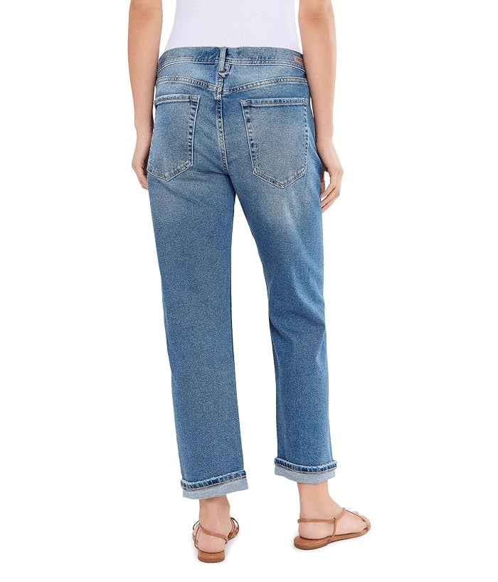 Liverpool Los Angeles 27" Sloane Slouchy Mid-Rise Girlfriend Cuffed Jeans with Removed Patch - Image 4